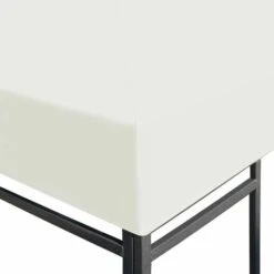 Gazebo Top Cover 310 G/m 4x3 M Cream White -Outdoor Furniture Store 29794687 3