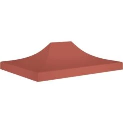 Party Tent Roof 4x3 M Terracotta 270 G/m² VidaXL