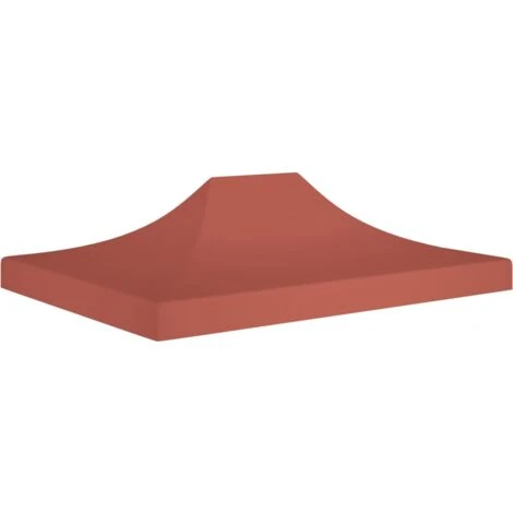 Party Tent Roof 4x3 M Terracotta 270 G/m² VidaXL 3 Party Tent Roof 4x3 M Terracotta 270 G/m² VidaXL