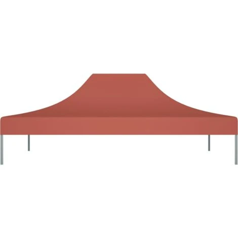 Party Tent Roof 4x3 M Terracotta 270 G/m² VidaXL 6 Party Tent Roof 4x3 M Terracotta 270 G/m² VidaXL - Image 4