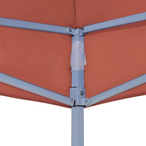 Party Tent Roof 4x3 M Terracotta 270 G/m² VidaXL 7 Party Tent Roof 4x3 M Terracotta 270 G/m² VidaXL - Image 5