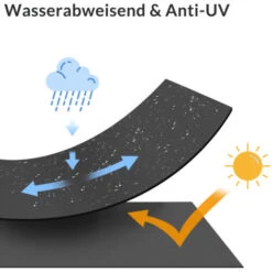 Casaria 2 Seater Garden Swing Bench 140cm With Canopy Outdoor Patio Furniture Anthracite 10 Casaria 2 Seater Garden Swing Bench 140cm With Canopy Outdoor Patio Furniture Anthracite -Outdoor Furniture Store 29963392 4