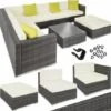 Rattan Garden Set Marbella 7 Seats, 1 Table - Garden Sofa, Garden Corner Sofa, Rattan Sofa - Grey 2 Rattan Garden Set Marbella 7 Seats, 1 Table - Garden Sofa, Garden Corner Sofa, Rattan Sofa - Grey -Outdoor Furniture Store 29985137 1