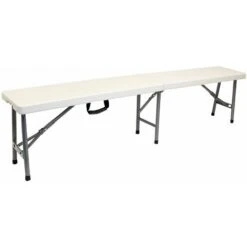 Oypla 6ft 1.8m Folding Heavy Duty Outdoor 4 Person Trestle Bench Chair