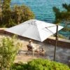 BELVEO 3x3m Windproof Cantilever Parasol Ecru 2 BELVEO 3x3m Windproof Cantilever Parasol Ecru -Outdoor Furniture Store 30193238 1