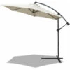 VOUNOT 3m Cantilever Garden Parasol, Banana Patio Umbrella With Crank Handle And Tilt, Beige 2 VOUNOT 3m Cantilever Garden Parasol, Banana Patio Umbrella With Crank Handle And Tilt, Beige -Outdoor Furniture Store 30265585 1