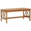Coffee Table 102x50x43 Cm Solid Acacia Wood VidaXL -Outdoor Furniture Store 30486809 1