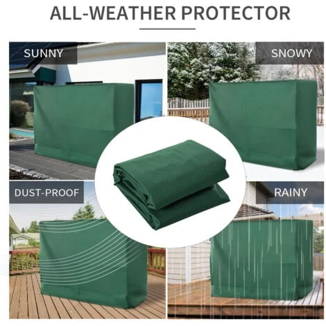 Outsunny 240x133cm 3-Seat Outdoor Garden Swing Chair Cover Water UV Resistant 6 Outsunny 240x133cm 3-Seat Outdoor Garden Swing Chair Cover Water UV Resistant - Image 4