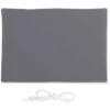 Relaxdays Shade Sail, Rectangular, Water-Repellent, UV-Protection With Tethers, Balcony Canopy, WxD: 2x3 M, Grey