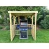 Emily BBQ Hut, Covered Timber Gazebo, Garden Barbecue Shelter
