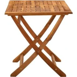 Folding Garden Table 120x70x75 Cm Solid Acacia Wood VidaXL -Outdoor Furniture Store 32161188 4