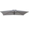 Greenbay Replacement Fabric Garden Parasol Canopy Cover For 3X2m 6 Arm Parasol - Grey -Outdoor Furniture Store 32348318 1