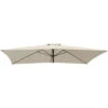 Greenbay Replacement Fabric Garden Parasol Canopy Cover For 3X2m 6 Arm Parasol - Cream -Outdoor Furniture Store 32348320 1