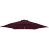 Greenbay Replacement Fabric Garden Parasol Canopy Cover For 2.7m 8 Arm Parasol - Wine -Outdoor Furniture Store 32348339 1