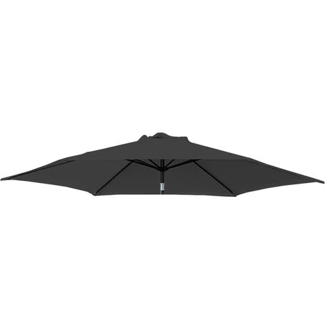 Greenbay Replacement Fabric Garden Parasol Canopy Cover For 3m 8 Arm Parasol - Black 3 Greenbay Replacement Fabric Garden Parasol Canopy Cover For 3m 8 Arm Parasol - Black