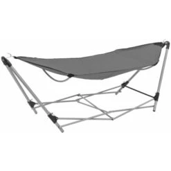 Hammock With Foldable Stand Grey