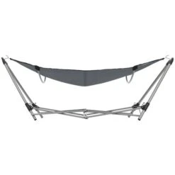 Hammock With Foldable Stand Grey 10 Hammock With Foldable Stand Grey -Outdoor Furniture Store 33219492 4