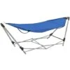 Hammock With Foldable Stand Blue -Outdoor Furniture Store 33219494 1