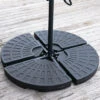 Livingandhome Banana Parasol Fan-shaped Base Stand / Water Filled 52KG / Sand Filled 66KG 1 Livingandhome Banana Parasol Fan-shaped Base Stand / Water Filled 52KG / Sand Filled 66KG -Outdoor Furniture Store 33463161 1