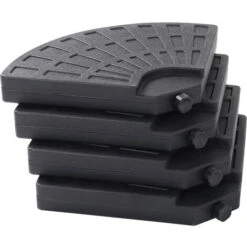 Livingandhome Banana Parasol Fan-shaped Base Stand / Water Filled 52KG / Sand Filled 66KG -Outdoor Furniture Store 33463161 4