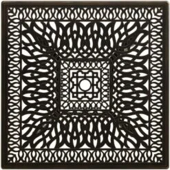 Garden Table Bronze 90x90x73 Cm Cast Aluminium VidaXL -Outdoor Furniture Store 33544279 4