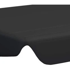 Replacement Canopy For Garden Swing Black 150/130x70/105 Cm VidaXL -Outdoor Furniture Store 33644945 5