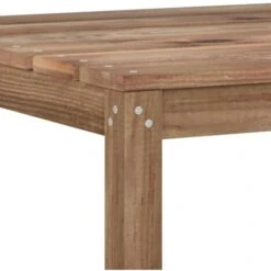 Garden Pallet Table Brown 60x60x36.5 Cm Impregnated Pine Wood VidaXL -Outdoor Furniture Store 33645047 4