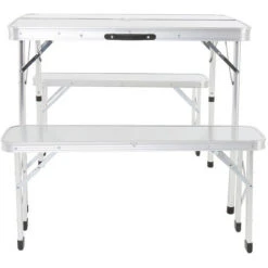 Charles Bentley ODYSSEY 4 Seater Compact Folding Aluminium Bench Dining Set Camp 9 Charles Bentley ODYSSEY 4 Seater Compact Folding Aluminium Bench Dining Set Camp -Outdoor Furniture Store 33978867 3