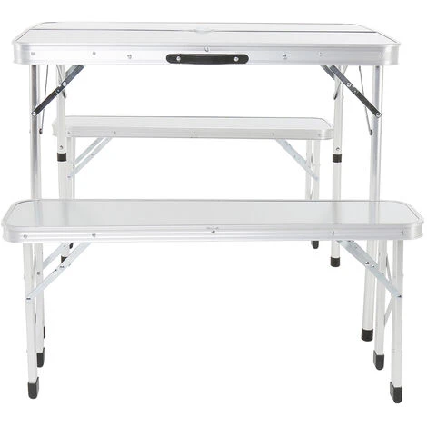 Charles Bentley ODYSSEY 4 Seater Compact Folding Aluminium Bench Dining Set Camp 5 Charles Bentley ODYSSEY 4 Seater Compact Folding Aluminium Bench Dining Set Camp - Image 3