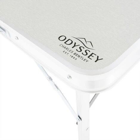 Charles Bentley ODYSSEY 4 Seater Compact Folding Aluminium Bench Dining Set Camp 7 Charles Bentley ODYSSEY 4 Seater Compact Folding Aluminium Bench Dining Set Camp - Image 5