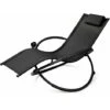 Orbital Lounger Outdoor Patio Rocking Chair Folding Zero-Gravity Rocker W/Pillow -Outdoor Furniture Store 33981258 1