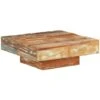 Coffee Table 80x80x28 Cm Solid Reclaimed Wood VidaXL 2 Coffee Table 80x80x28 Cm Solid Reclaimed Wood VidaXL -Outdoor Furniture Store 34197718 1