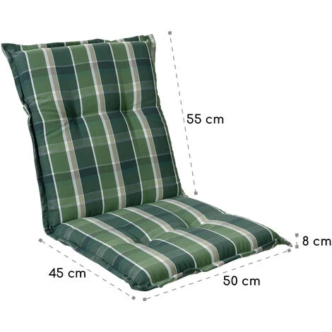 Blumfeldt Prato, Upholstery, Armchair Cushion, Low-Back Garden Chair, Polyester, 50x100x8cm 7 Blumfeldt Prato, Upholstery, Armchair Cushion, Low-Back Garden Chair, Polyester, 50x100x8cm - Image 5