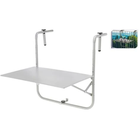 Balcony Table Matt Grey ProGarden 4 Balcony Table Matt Grey ProGarden -Outdoor Furniture Store 35336611 1