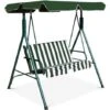 Metal Swing Chair Garden Hammock 2 Seater Patio Bench Lounger Adjustable Canopy 2 Metal Swing Chair Garden Hammock 2 Seater Patio Bench Lounger Adjustable Canopy -Outdoor Furniture Store 35941489 1
