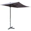Prestbury Half Parasol L X148 W X248 Hx238 Cm -Outdoor Furniture Store 36045801 1