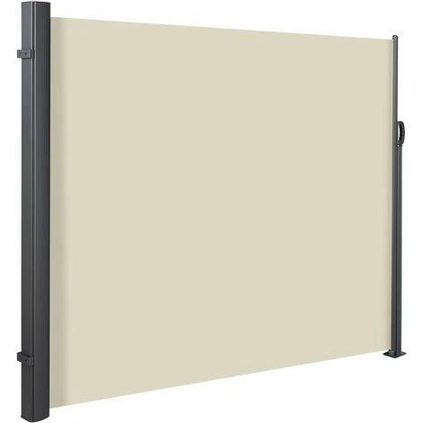 BAMNY Retractable Side Awning Patio Garden Windbreaker Sun Shade Shelter 3x1.8m (Beige) 3 BAMNY Retractable Side Awning Patio Garden Windbreaker Sun Shade Shelter 3x1.8m (Beige)