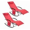 SoBuy Outdoor Garden Rocking Chair Sun Lounger,OGS28-Rx2 -Outdoor Furniture Store 37949333 1