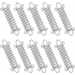 Tensioner Spring, 10 Pcs Spring Rope Buckle, Tent Spring Buckles, Absorber Spring, Tension Spring For Shade Sail, Tarp, Tent, Wire Mesh SOEKAVIA