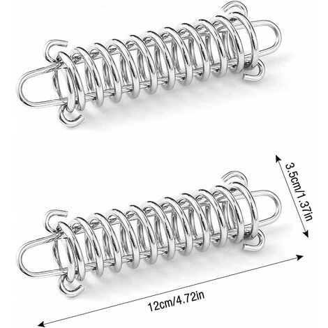 Tensioner Spring, 10 Pcs Spring Rope Buckle, Tent Spring Buckles, Absorber Spring, Tension Spring For Shade Sail, Tarp, Tent, Wire Mesh SOEKAVIA 4 Tensioner Spring, 10 Pcs Spring Rope Buckle, Tent Spring Buckles, Absorber Spring, Tension Spring For Shade Sail, Tarp, Tent, Wire Mesh SOEKAVIA - Image 2