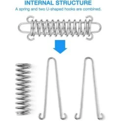 Tensioner Spring, 10 Pcs Spring Rope Buckle, Tent Spring Buckles, Absorber Spring, Tension Spring For Shade Sail, Tarp, Tent, Wire Mesh SOEKAVIA 11 Tensioner Spring, 10 Pcs Spring Rope Buckle, Tent Spring Buckles, Absorber Spring, Tension Spring For Shade Sail, Tarp, Tent, Wire Mesh SOEKAVIA -Outdoor Furniture Store 38917572 5
