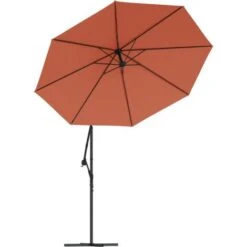 Replacement Fabric For Cantilever Umbrella Terracotta 350 Cm VidaXL -Outdoor Furniture Store 39355653 3