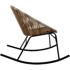 Charles Bentley Zanzibar Rocking Chair Natural Rattan String Seat -Outdoor Furniture Store 40321704 3