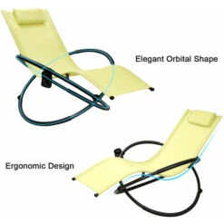 Outdoor Rocking Chair Folding Orbital Zero Gravity Lounger Patio Recliner 11 Outdoor Rocking Chair Folding Orbital Zero Gravity Lounger Patio Recliner -Outdoor Furniture Store 40633918 5