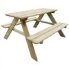 Kid's Picnic Table 89 X 89.6 X 50.8 Cm Pinewood VidaXL 2 Kid's Picnic Table 89 X 89.6 X 50.8 Cm Pinewood VidaXL -Outdoor Furniture Store 4270486 1