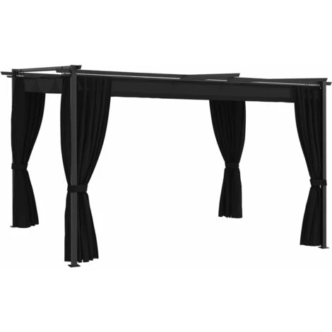 Gazebo 4x3 M Anthracite VidaXL 3 Gazebo 4x3 M Anthracite VidaXL