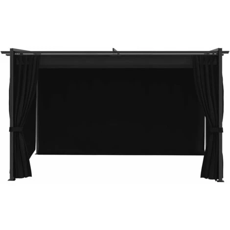 Gazebo 4x3 M Anthracite VidaXL 6 Gazebo 4x3 M Anthracite VidaXL - Image 4