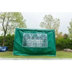 3x3m Gazebo Tent Side Panels Replaceable Side Wall Door For Outdoor Wedding Garden Party Camping Tent Event Shelter, Fully Waterproof(GREEN, 2Pcs) -Outdoor Furniture Store 46235710 5