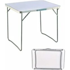 Folding Table 80cm60cm(LW) Portable Plastic Indoor Outdoor Picnic Party Dining Camp Tables Lightweight 4.05kg( 8.9lbs)