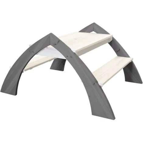 Children's Picnic Table Delta Grey And White A031.023.00 AXI 4 Children's Picnic Table Delta Grey And White A031.023.00 AXI - Image 2